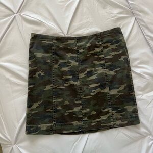 Camouflage Mini Skirt by Free People